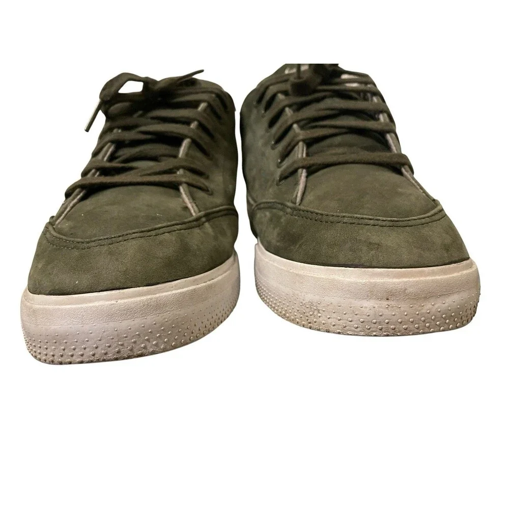 RARE Vintage Nike 1997 GTS Canvas Green Tennis Skate Shoes Sneakers Size 12 USA